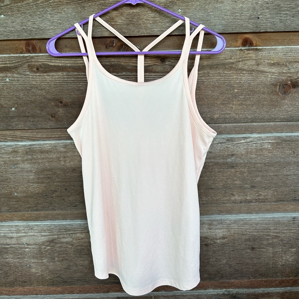 Nike Women’s Light Pink/Peach Activewear Tank